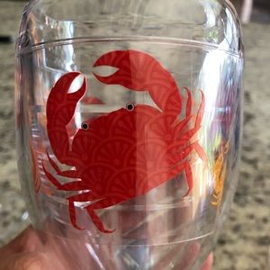 Tervis wine glasses with Crabs